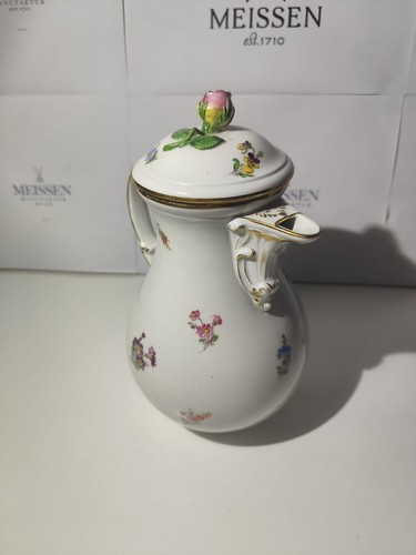 Meissen kaffeekanne goldrand - meissen,
