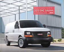 2013 GMC Savana USA Prospekt Brochure, 20 Seiten