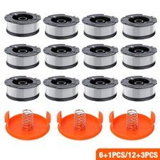 Spulen & Spulendeckel Für Black & Decker Rasentrimmer Trimmer Fadenspule Set