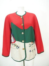 Unbeschreiblich rot Schurwolle