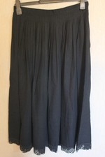 Damen Trachten-Rock Gr. ca. 38/40 Oktoberfest Landhaus-Dessin schön gut Schwarz