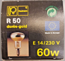 Paulmann Glühlampe R50 60W, E14, goldlicht Art.Nr.207.60, dimmbar, warmes Licht!