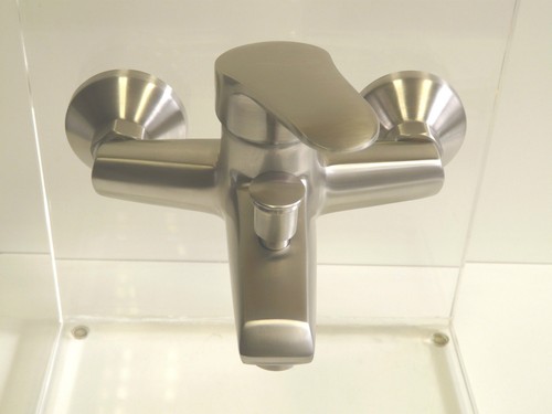 Wannenarmatur edelstahl optik - wannenarmatur, edelstahl-optik