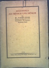 Augustinus als mensch und - augustinus,