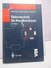 Elektrotechnik für Maschinenbauer VDI Springer 1999 Hardcover