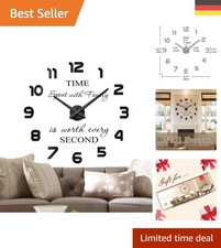 Moderne stille 3D Wanduhr -