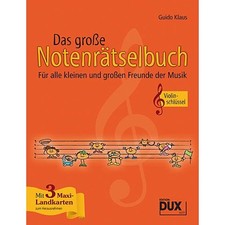 Lehrbuch Dux Das große Notenrätselbuch Violinschlüssel Musik Buch NEU