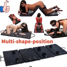 Sex Matratzen Sex Bett Verstellbarer Sex Sofa  mit Fußfesseln BDSM Bondage DE