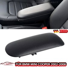 Für Mini Cooper 2002-08 Armlehne Deckel Abdeckung Klappe Mittelarmlehne Schwarz
