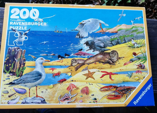 Vintage 200 teile puzzle - vintage,