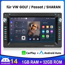 Für VW Polo 9N Golf 4 Passat B5 T5 Android 14 Autoradio Carplay GPS Navi SWC DAB