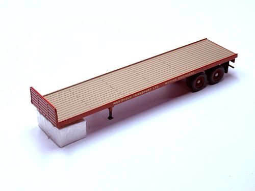 Corgi axle red flatbed - corgi, 2-axle