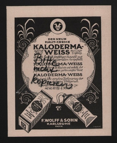 Karlsruhe werbung 1926 - karlsruhe,werbung, 1926,f