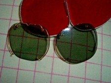 Sonnenbrille Aufsatz Suncomfort  Steampunk Vintage Kult Punk Aludose 1960er