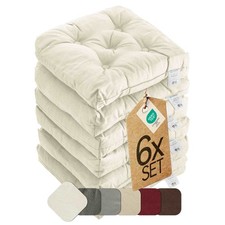 6er Set Sitzkissen Stuhlkissen