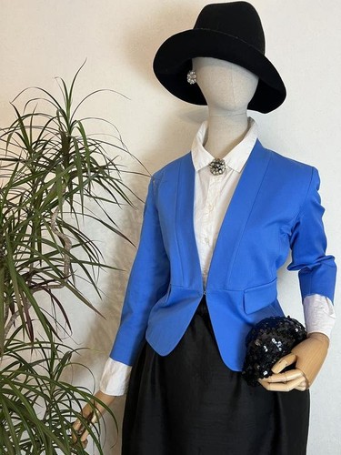 Women max mara blazer blue - max,