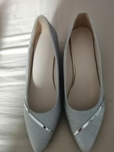 Damen pumps silber glitzer - silber,