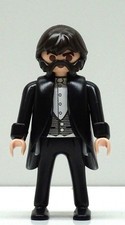 FEINER HERR IM ANZUG A PLAYMOBIL zu Frack Victorian 1900 Western Custom TOP RAR