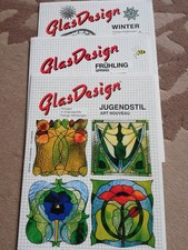 Vorlagen Winter/Frühling /Jugendstil für Tiffany Glasarbeiten