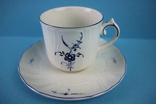  KAFFEETASSE MIT UNTERTASSE VILLEROY & BOCH ALT LUXEMBURG