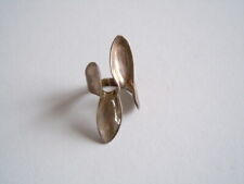 Vintage Ring 925 Sterlingsilber Modernist 6,3 g/Gr.48/Breite 3,5 cm