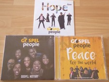 THE GOSPEL PEOPLE - Peace For The World / Hope / Gospel History - CD-Bundle