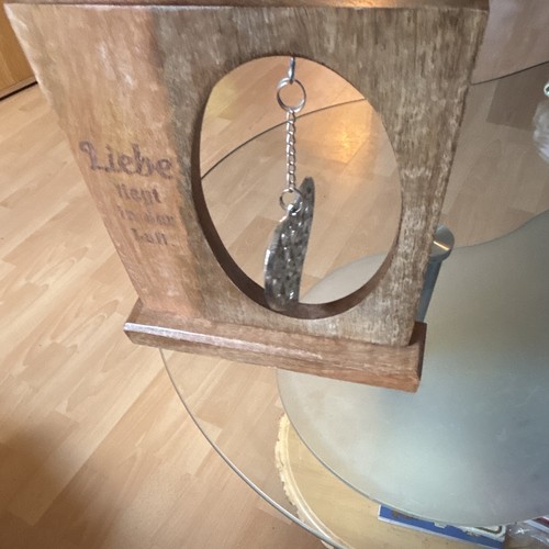 Dekoaufsteller holz metall - dekoaufsteller, holz/metall