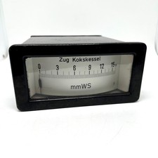 Druckmesser Kokskessel Zug  Messgerät Technik analog Siemens+Halske alt