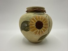 Hoff Interieur Vase Sonnenblumen Muster - Handcrafted in Philippines Stock 1616