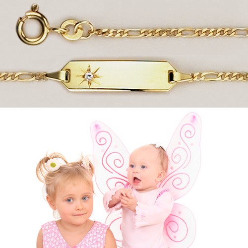 Echt gold 375 baby taufe - 375,