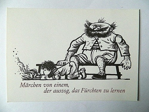 Postkarte werner klemke - postkarte,