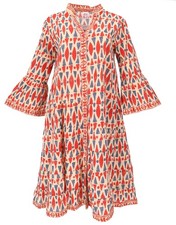 Boho Baumwoll Maxikleid