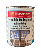 Isoliergrund Grundierfarbe Novatic Aqua Holz Isoliergrund farblos 0,75L
