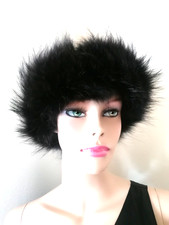 Stirnband Kragen Echtfell Pelz Haarband Fellkragen Pelzkragen Schal Trendmode 25