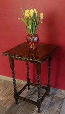 Oak Barley Twist Table/
