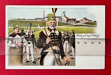 Bergbau Litho AK FREIBERG um 1900 Bergmann in Uniform Bergmänner Typen ( 151124