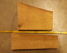 Drechselholz, 2 x Walnuss Bohlenreststücke. Luftgetrocknet. 14 Jahre.