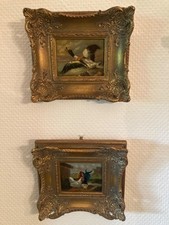 2 Gemälde in Öl Christian Lückel (20.Jhdt.) Alte Münchner Schule Goldrahmen 1 a