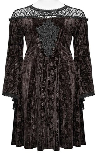 Punk rave kurzes kleid damen - kurzes,