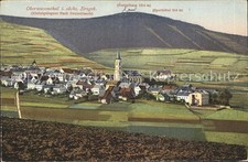 Oberwiesenthal Erzgebirge mit Kirche Sporthotel und Fichtelberg