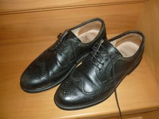 Schuhe Gr. 9,5 Herren aerosoft Echt Leder Schnürschuh schwarz Business Schuhe