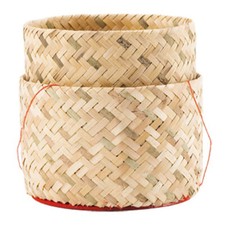 Bambuskorb Set  Ø 13 cm zum