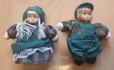 Vintage 2 alte puppenhaus - *,