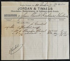 Jordan & Timaeus Rechnung ?