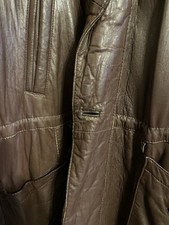 Brauner Herren Ledermantel von C&A Größe 102