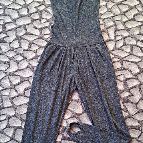 Damen overall jumpsuit grau - damen,