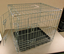 Faltbare Gitterbox für Hunde ** Edelstahl