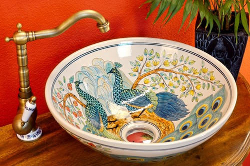 Antik stil waschbecken keramik - stil,