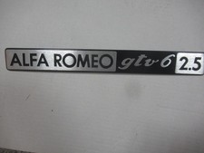 Original Alfa Romeo Alfetta GTV6 1. Serie Schriftzug Modellzeichen 10505060neu