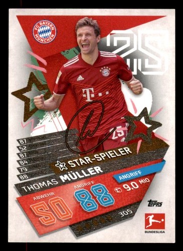 Thomas müller topps match - thomas,
